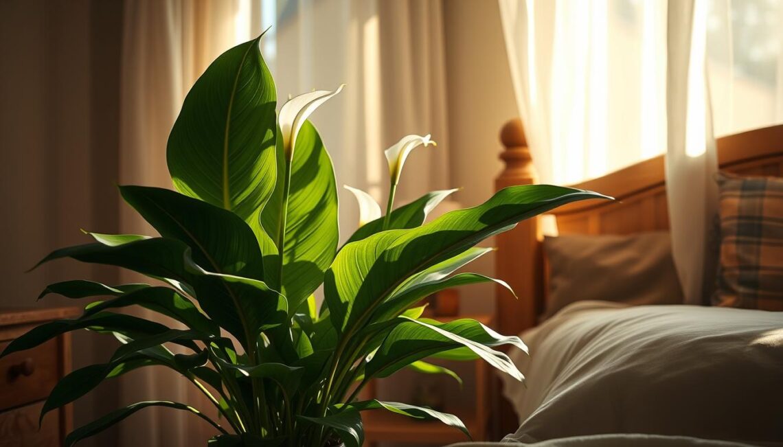 Skrzydłokwiat w sypialni