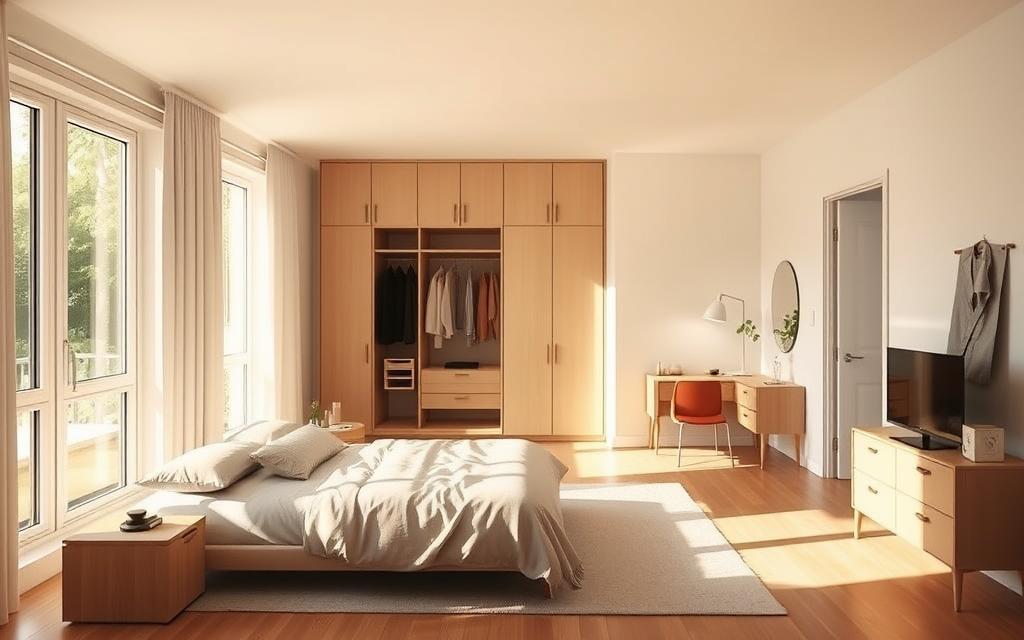 podział na strefy w sypialni podział na strefy w sypialni