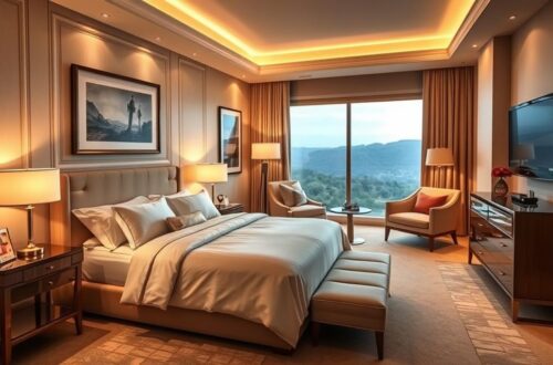 sypialnia w stylu hotelowym