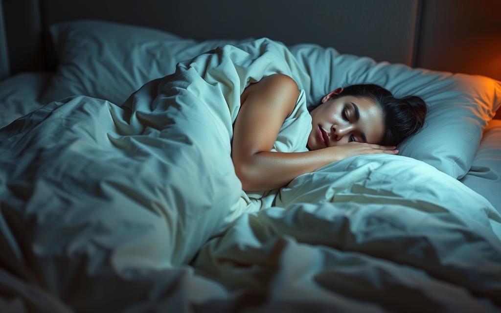 Komfort snu z kołdrą między nogami