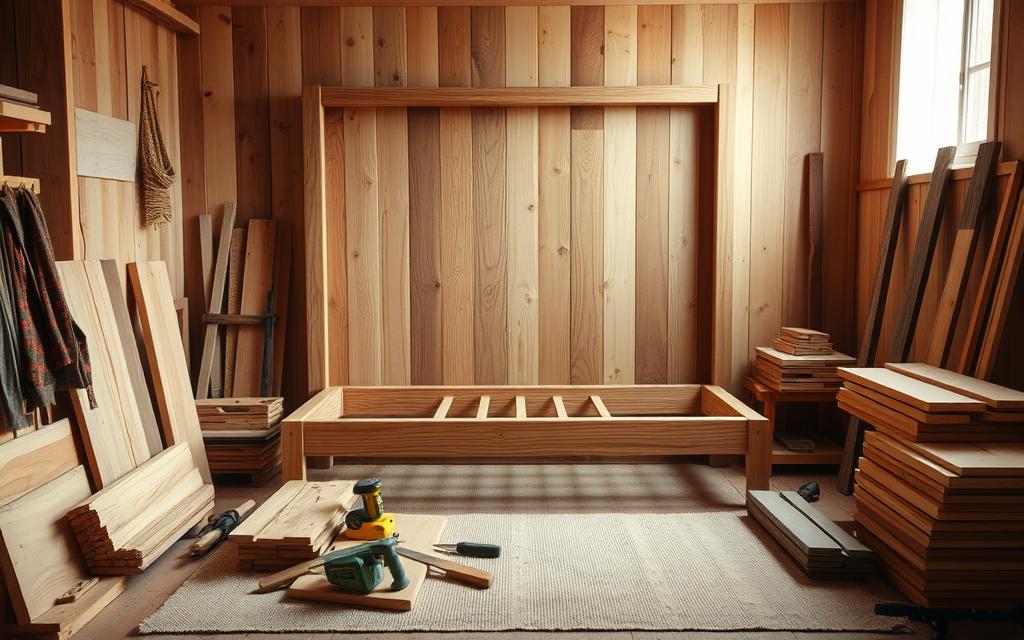 Planowanie materiałów do budowy łóżka