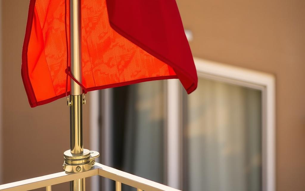 Zabezpieczenie flagi przed zawijaniem