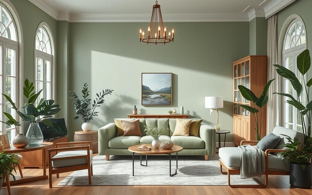 dobór mebli i dodatków w szałwii