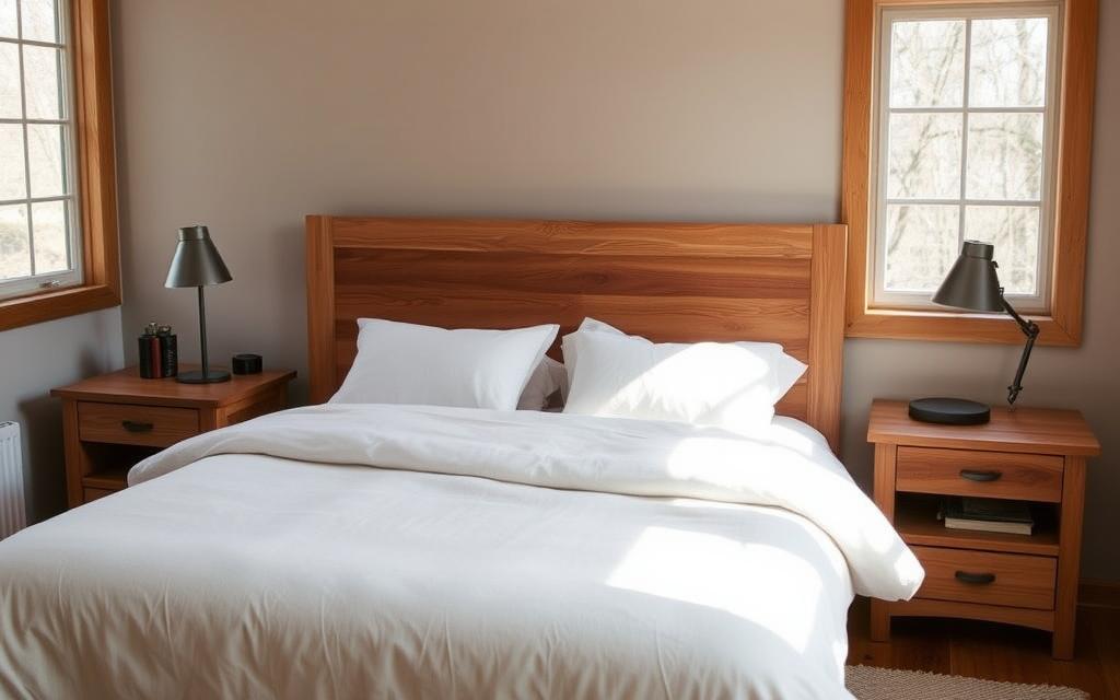 jak zrobić łóżko drewniane do sypialni