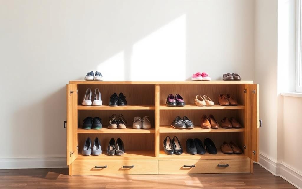 montaż szafki na buty