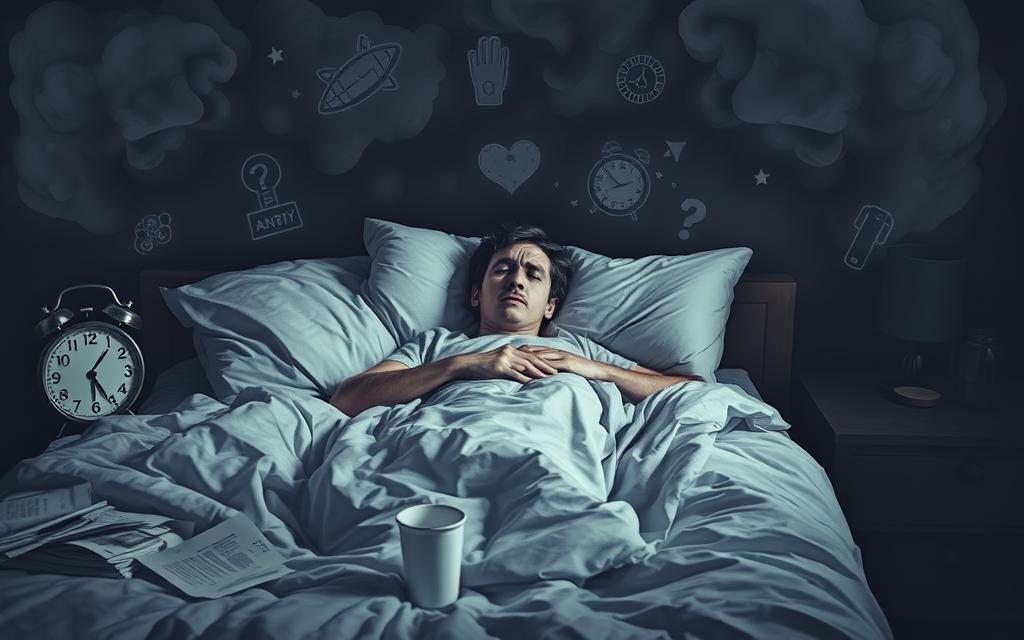 objawy bezsenności związanej ze stresem