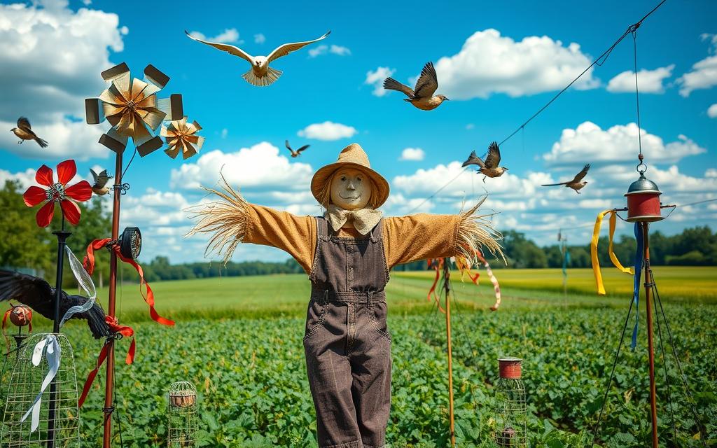 ruchome elementy odstraszające ptaki