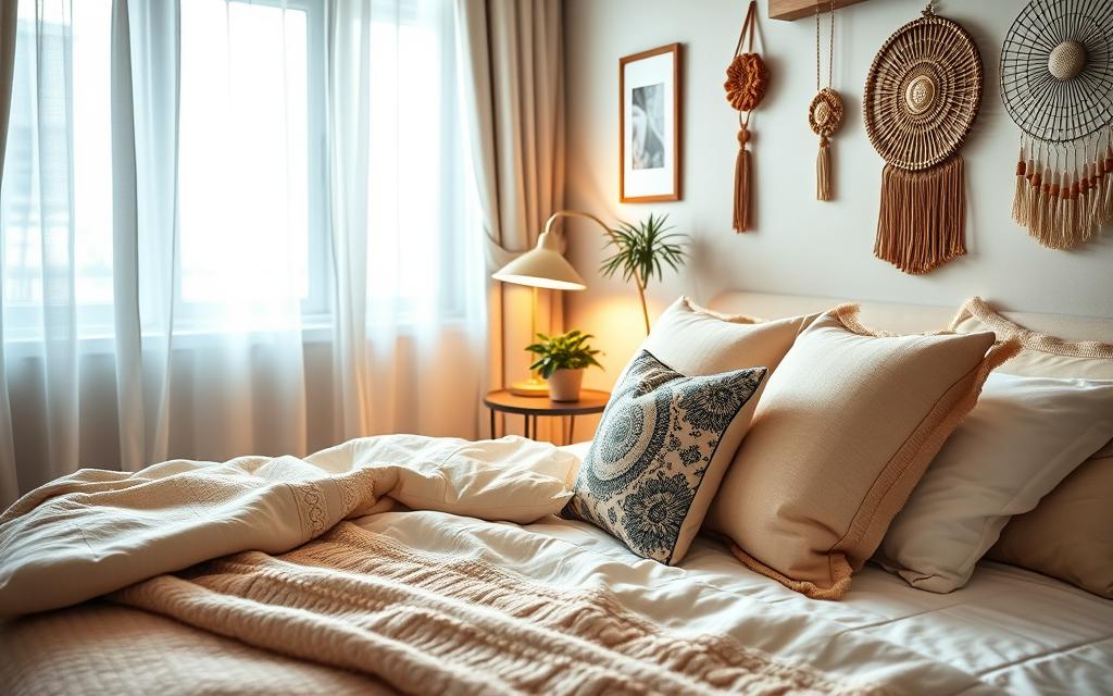 dekoracje i dodatki do sypialni